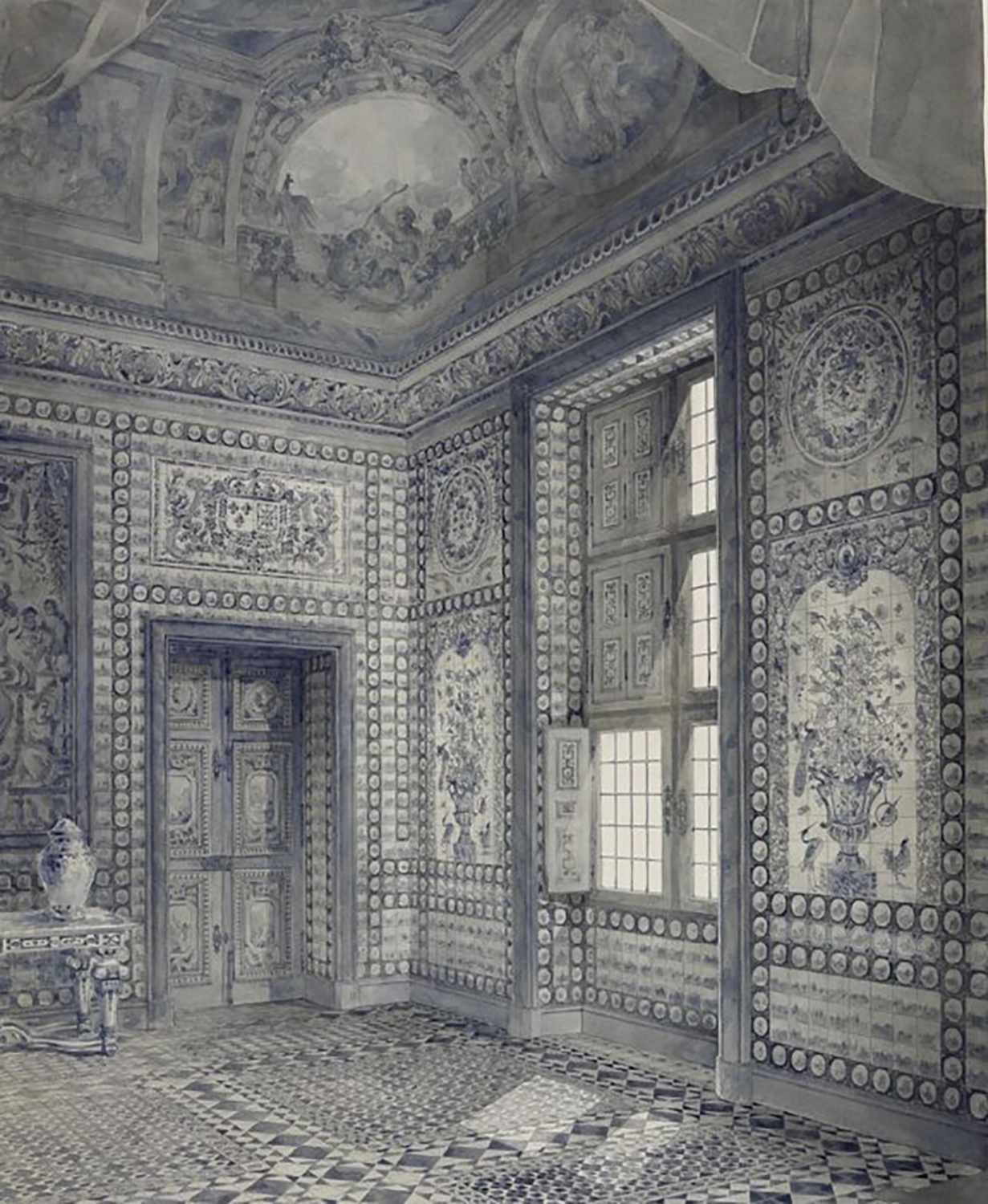 Versailles: Trianon de Porcelaine, camera di Diana