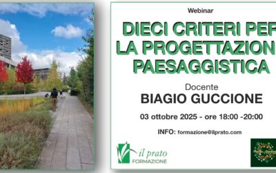 Dieci criteri per la Progettazione Paesaggistica